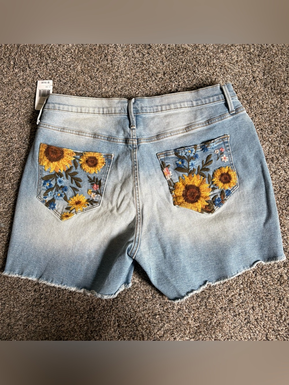 DRIFTWOOD GOLDIE jean shorts size 32 NWT